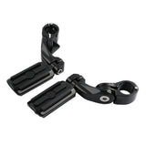 TCMT 1-1/4" 32mm Long / Short Angled Mount Highway Footpegs Engine Guard Pegs Fit For Harley - TCMT