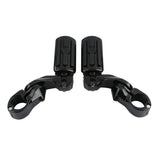 TCMT 1-1/4" 32mm Long / Short Angled Mount Highway Footpegs Engine Guard Pegs Fit For Harley - TCMT