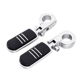 TCMT 1 1/4" 32mm Short Angled Adjustable Highway Foot Peg Mount Kit For Harley - TCMTMOTOR