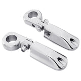 TCMT 1 1/4" 32mm Short Angled Adjustable Highway Foot Peg Mount Kit For Harley - TCMTMOTOR