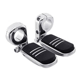 TCMT 1 1/4" 32mm Short Angled Adjustable Highway Foot Peg Mount Kit For Harley - TCMTMOTOR