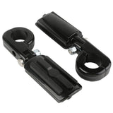 TCMT 1 1/4" Engine Guards Foot Pegs Footpegs Mounting Clamps Fit For Harley Touring - TCMT