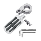 TCMT 1 1/4" Engine Guards Foot Pegs Footpegs Mounting Clamps Fit For Harley Touring - TCMT