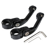 TCMT 1 1/4" Long Angled Highway Engine Guard Bar Footpegs Mount Kit For Harley - TCMTMOTOR