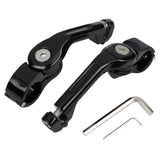 TCMT 1 1/4" Long Angled Highway Engine Guard Bar Footpegs Mount Kit For Harley - TCMTMOTOR