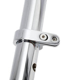 TCMT 1.25" Universal Motorcycle Handlebar Mounts Clamp Clock Kit Fit For Harley - TCMT