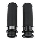 TCMT 1" Electric Handlebar Bar Grips Fit For Harley Street Glide Softail Deluxe Slim - TCMT