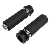 TCMT 1" Electric Handlebar Bar Grips Fit For Harley Street Glide Softail Deluxe Slim - TCMT