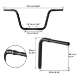 TCMT 10''/12''/14''/16''/18'' Rise Ape Hanger Handlebar Bars Fit For Harley FLST FXST - TCMTMOTOR