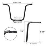 TCMT 10''/12''/14''/16''/18'' Rise Ape Hanger Handlebar Bars Fit For Harley FLST FXST - TCMTMOTOR