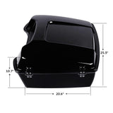 TCMT 10.7" Chopped Trunk Luggage Fit For Harley Touring Tour Pak Pack 1997-2013 - TCMTMOTOR