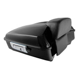 TCMT 10.7'' Chopped Tour Pack with Backrest Pad Fit For Harley Touring '14-'24