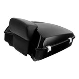 TCMT 10.7'' Chopped Tour Pack with Backrest Pad Fit For Harley Touring '14-'24