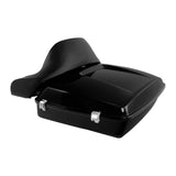 TCMT 10.7'' Chopped Tour Pack with Wrap Around Backrest Pad Fit For Harley Touring '14-'24