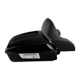 TCMT 10.7'' Chopped Tour Pack with Wrap Around Backrest Pad Fit For Harley Touring '14-'24