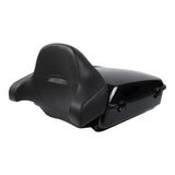 TCMT 10.7'' Chopped Tour Pack with Wrap Around Backrest Pad Fit For Harley Touring '14-'24