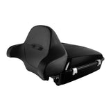 TCMT 10.7'' Chopped Tour Pack with Wrap Around Backrest Pad Fit For Harley Touring '14-'24