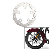 TCMT 11.8"Front Left Brake Disc Rotor Universal Durable Fits For Harley Touring '14-'23 - TCMT