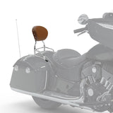 TCMT 12" Sissy Bar Backrest & Leather Pad Fit For Indian Chief Vintage '14-'18 - TCMT