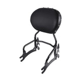 TCMT 12" Sissy Bar Backrest & Leather Pad Fit For Indian Chief Vintage '14-'18 - TCMT