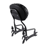 TCMT 12" Sissy Bar Backrest & Leather Pad Fit For Indian Chief Vintage '14-'18 - TCMT