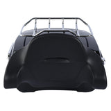 TCMT 13.7" King Tour Pack with Wrap Around Backrest Pad & Top Luggage Rack Fit For Harley Touring '14-'24