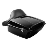 TCMT 13.7" King Tour Pack with Wrap Around Backrest Pad Fit For Harley Touring '14-'24
