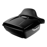 TCMT 13.7" King Tour Pack with Wrap Around Backrest Pad Fit For Harley Touring '14-'24