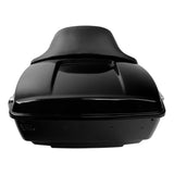 TCMT 13.7" King Tour Pack with Wrap Around Backrest Pad Fit For Harley Touring '14-'24
