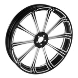 TCMT 18" 21" 23" 26" 30'' Front Wheel Rim Hub Single Disc Fit For Harley Touring 2008-2022 - TCMTMOTOR