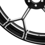 TCMT 18" 21" 23" 26" 30'' Front Wheel Rim Hub Dual Disc Fit For Harley Touring 2008-2022 - TCMTMOTOR