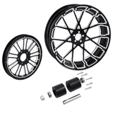 TCMT 18" x 5.5" Rear Wheel Rim Hub + Belt Pulley Fit For Harley Touring 2009-2022 - TCMTMOTOR