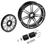 TCMT 18" x 5.5" Rear Wheel Rim Hub + Belt Pulley Fit For Harley Touring 2009-2022 - TCMTMOTOR