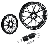 TCMT 18" x 5.5" Rear Wheel Rim Hub + Belt Pulley Fit For Harley Touring 2009-2022 - TCMTMOTOR