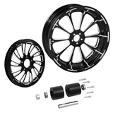 TCMT 18" x 5.5" Rear Wheel Rim Hub + Belt Pulley Fit For Harley Touring 2009-2022 - TCMTMOTOR