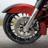 TCMT 19''X 3.5'' 21'' X 3.5'' Front Wheel Rim Fit For Harley Touring ABS Models '08-'23 Dual Disc - TCMT