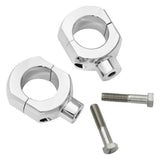 TCMT 2" Handlebar Risers Chrome Fit For Harley Sportster 883 1200 Road Glide Softail - TCMT