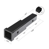 TCMT 2" Receiver Trailer Hitch Extension Tube Adapter 5/8" Pin Hole 4000 lbs - TCMT