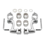 TCMT 22mm-35mm Highway Foot Peg Mounts Clamps Fit For Harley - TCMT