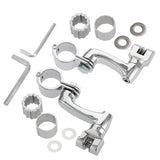 TCMT 22mm-35mm Highway Foot Peg Mounts Clamps Fit For Harley - TCMT