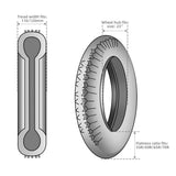 TCMT 23" Wrap Front Fender Fit For Harley Touring '14-'23 - TCMT