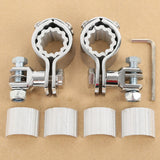 TCMT 25/32/35mm Crash Bar Motorcycle Highway Foot Peg Mount Clamps Fit For Harley
