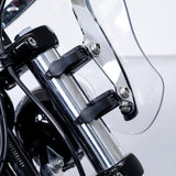 TCMT 39mm Fork Windshield Windscreen Fairing Clamps Fit For Harley Sportster XL 883 1200 Dyna - TCMT