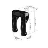 TCMT 4" Handlebar Riser 1 1/4" Top Clamp Fit For Harley Softail '18-'23 - TCMT