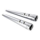 TCMT 4" Megaphone Slip On Dual Exhaust Pipe Fit For Harley Touring '95-'16 - TCMT