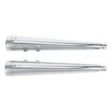 TCMT 4" Megaphone Slip On Dual Exhaust Pipe Fit For Harley Touring '95-'16 - TCMT
