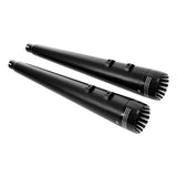 TCMT 4" Megaphone Slip On Dual Exhaust Pipe Fit For Harley Touring '95-'16 - TCMT