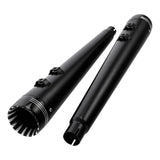 TCMT 4" Megaphone Slip On Dual Exhaust Pipe Fit For Harley Touring '95-'16 - TCMT