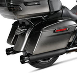 TCMT 4" Megaphone Slip-On Muffler Exhaust Pipes Fit For Harley Touring '17-'24 - TCMT