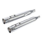 TCMT 4" Megaphone Slip-On Muffler Exhaust Pipes Fit For Harley Touring '17-'24 - TCMT